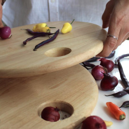 Rundes Schneidebrett