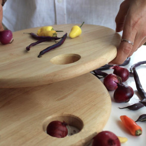 Rundes Schneidebrett